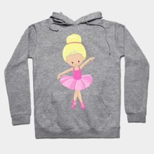 Ballerina, Ballet Girl, Ballet Dancer, Blonde Hair Hoodie